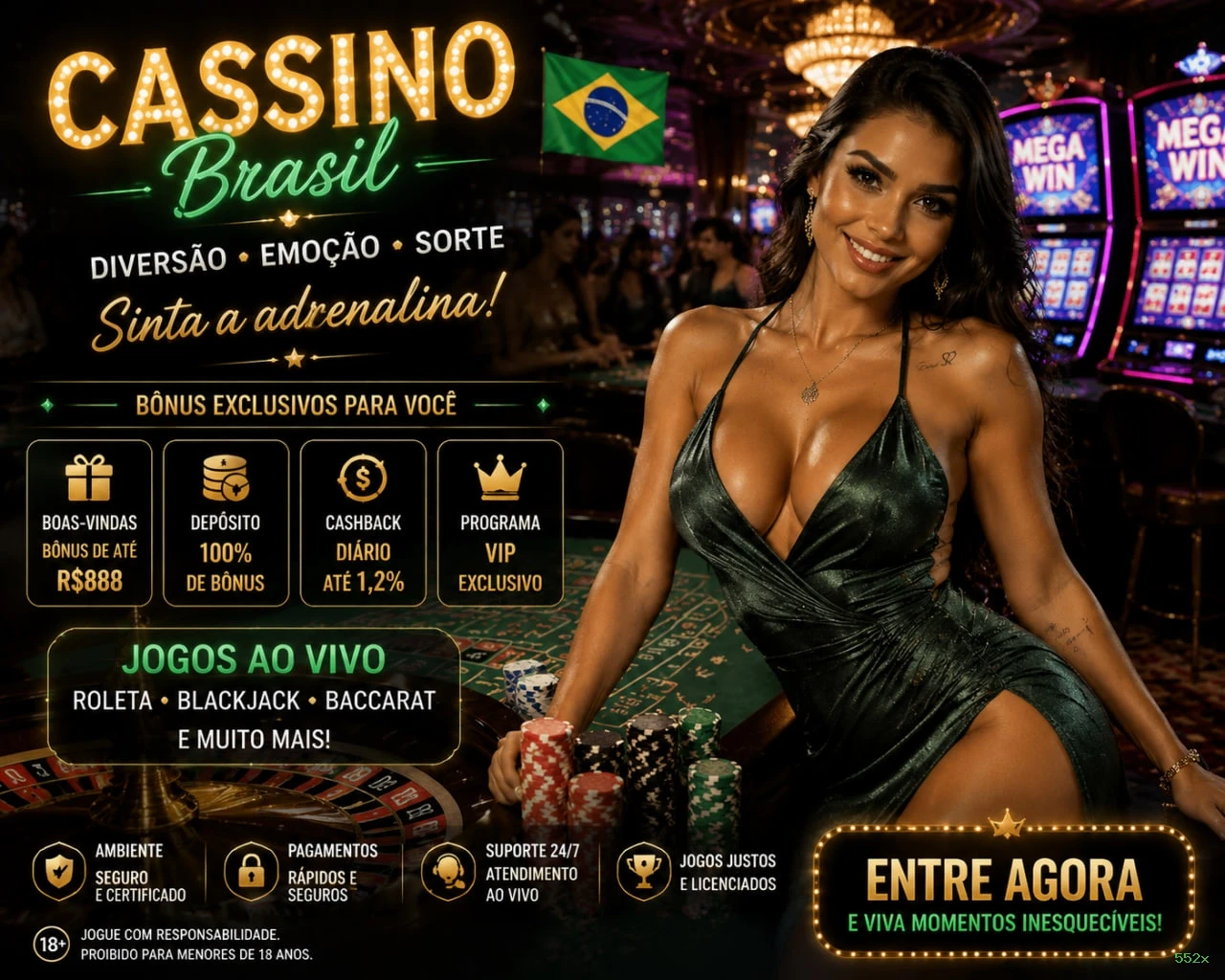 Bacará VIP com squeeze feature